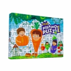 پازل 24 قطعه فومی بچه های میوه ای پیرامون بسته 2 عددی